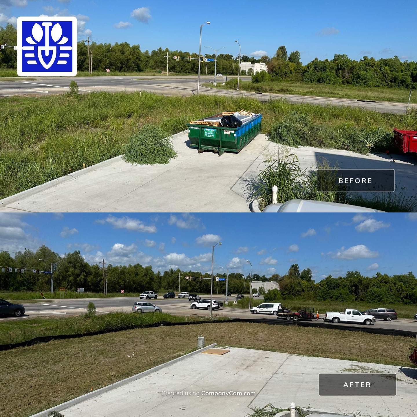 COMMERCIAL LAWN MAINTENANCE: HEDGE TRIM / BED CLEAN / MULCH INSTALL using BROWN MULCH "BARK BRITE" by CutScape, LLC.