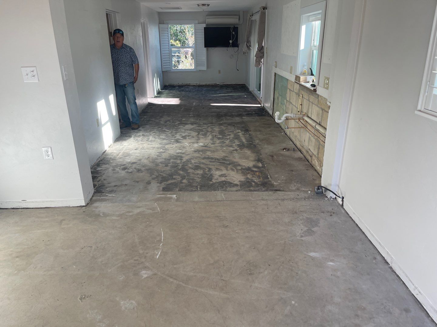 Interior  in Cedar Key, FL in Mount Everest by Cross Creek Concrete Coatings