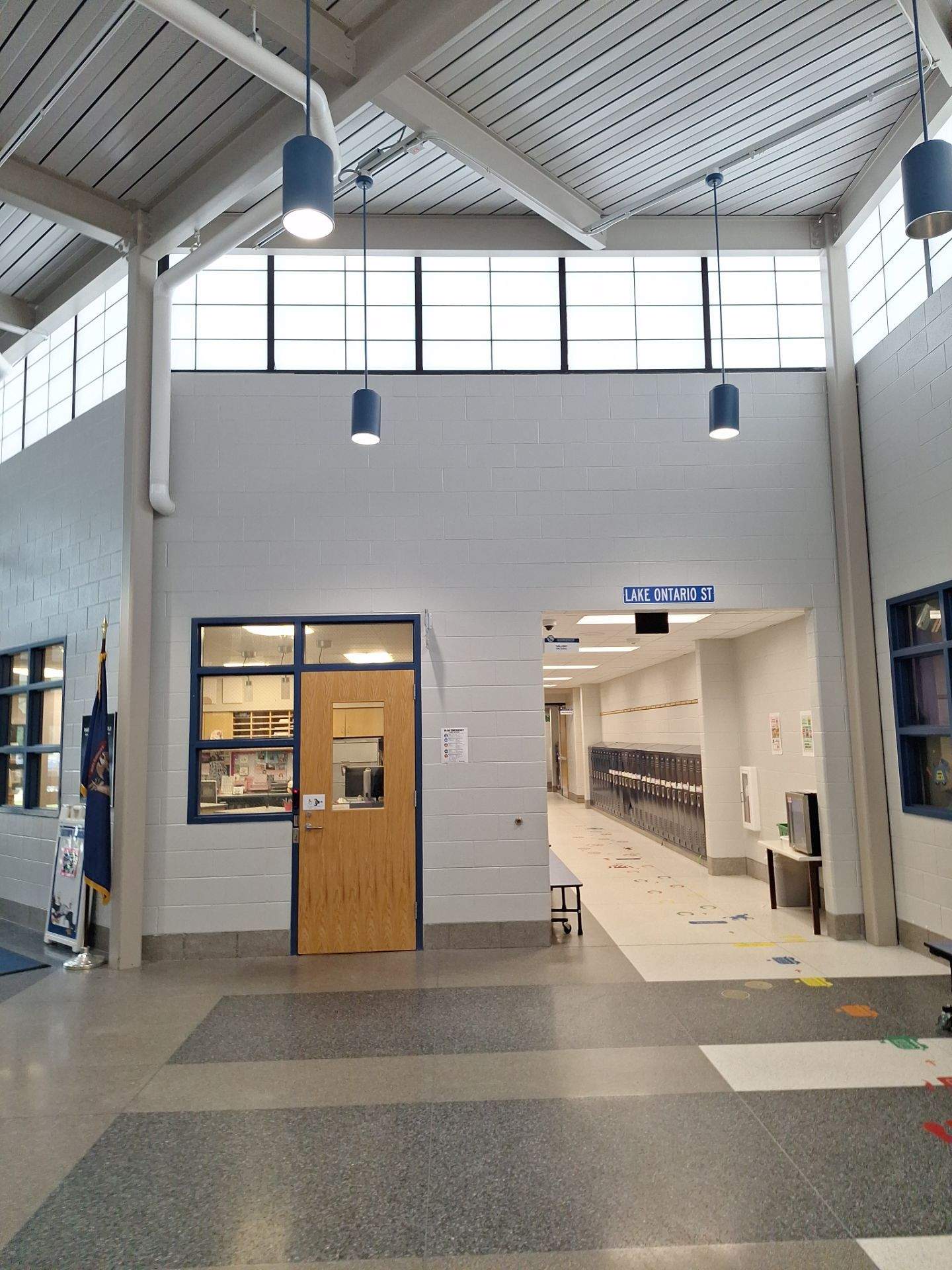 Interior Drywall Patching and repainting for Oakridge School district! by Gordon Painting