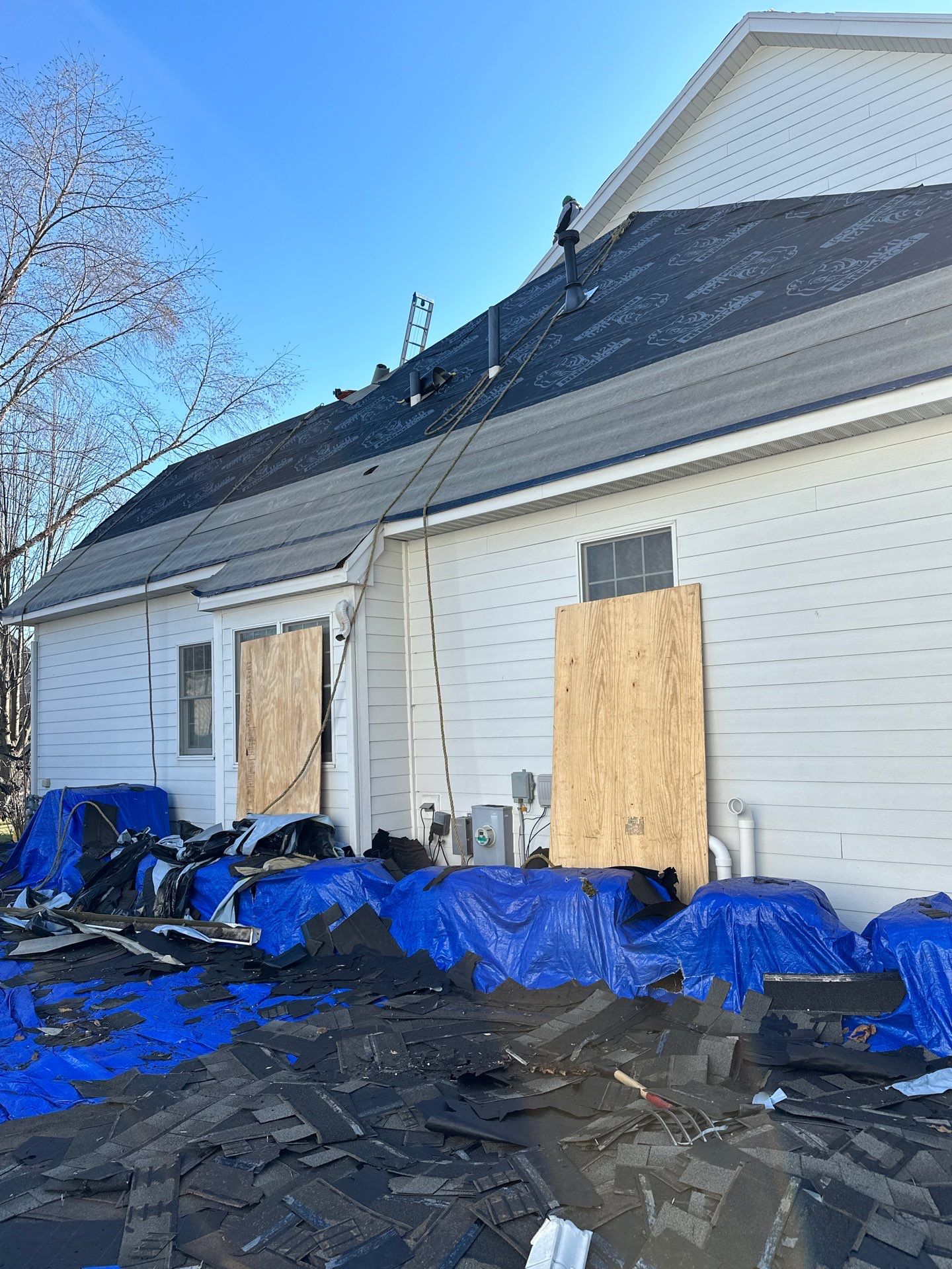 Residential Roofing Installation using Owens Corning  by Perfect Exteriors Inc. 