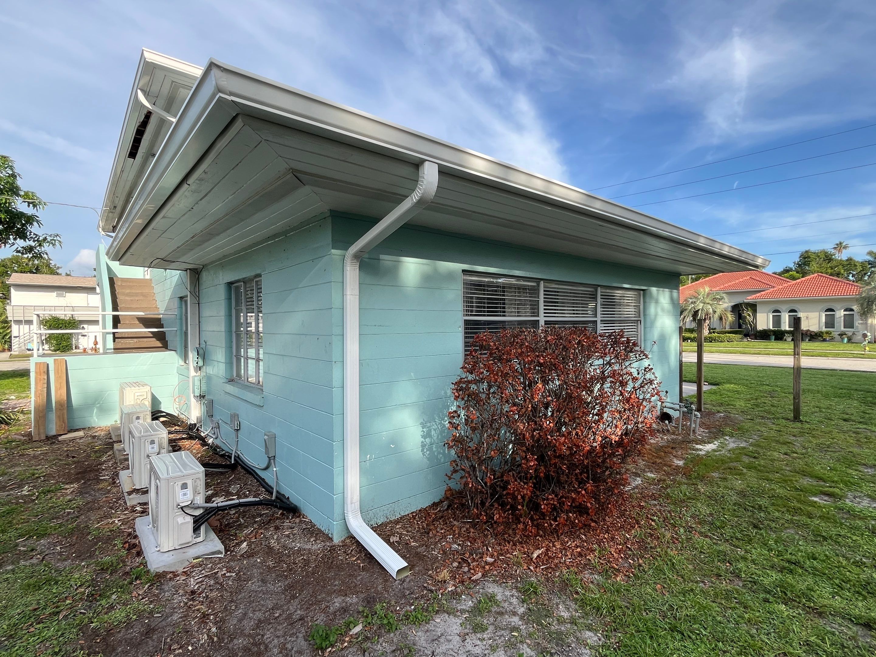 Gutter Replacement Before & After in Sarasota FL by Gutter Professors