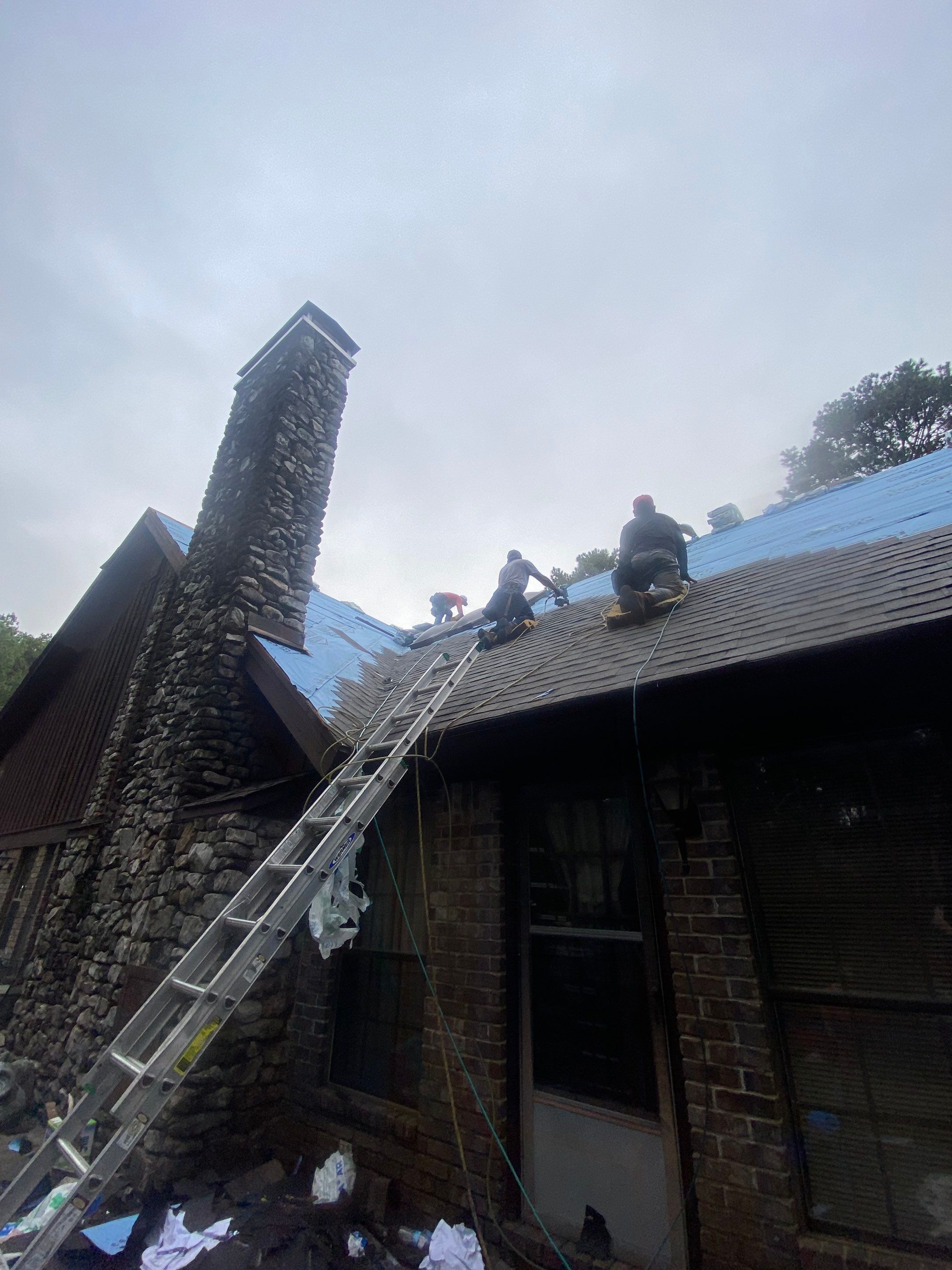 Residential Roofing Repair using Malarkey Highlander: Natural Wood by Hostetler Roofing