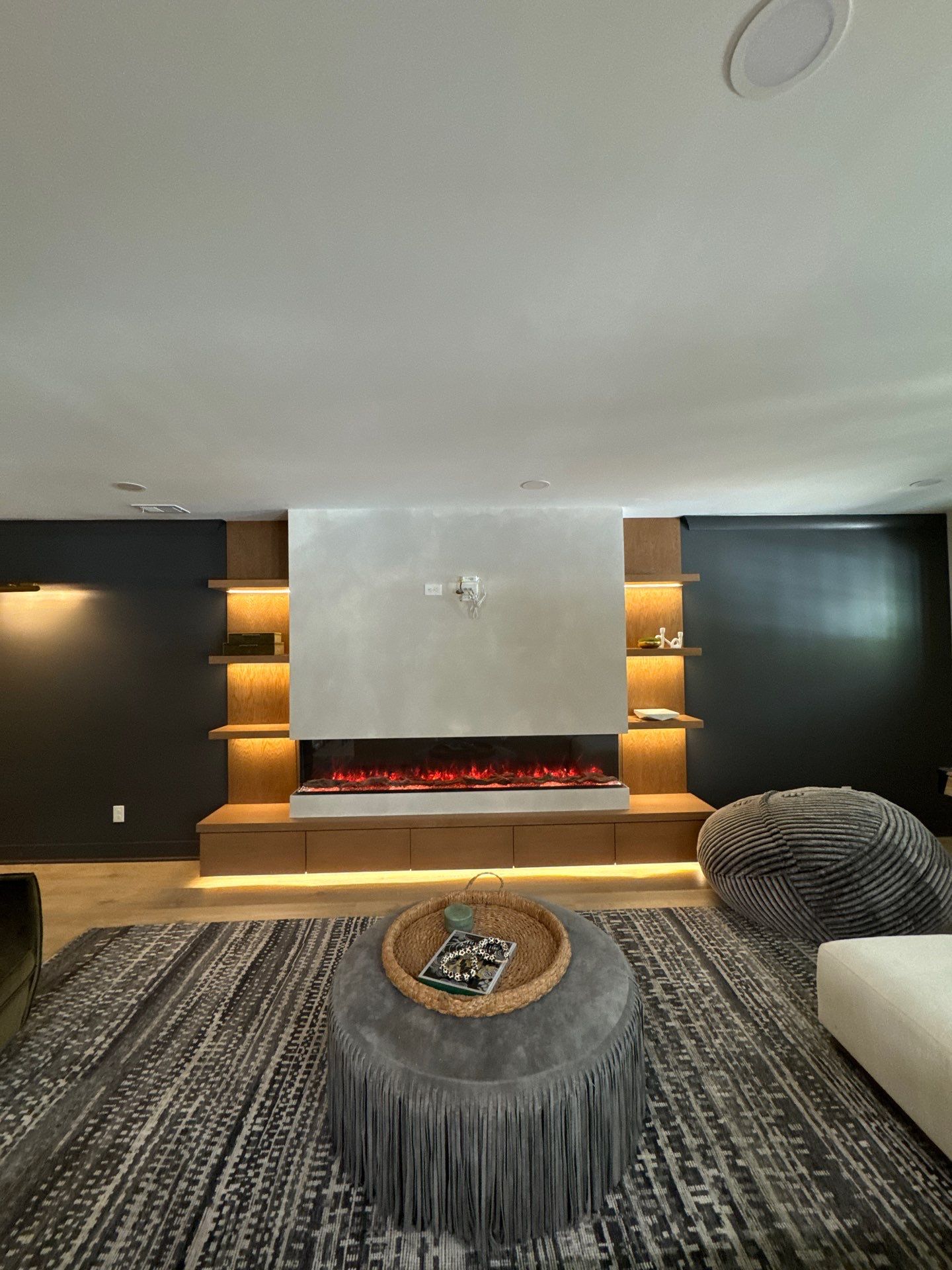 Modern Marietta Interior Renovation with Custom Built-ins and Wine Cellar by Swift Home Renovations