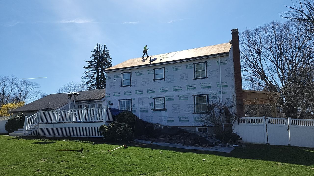 Siding Installation using James Hardie by UBrothers Construction