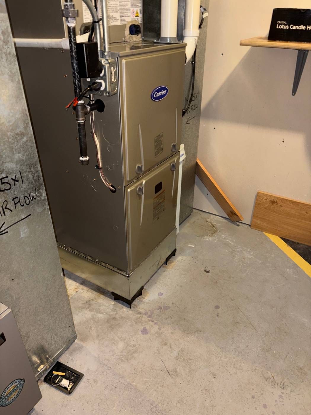 Carrier Performance 97 Furnace & Comfort 14 AC Installation with Air Duct Cleaning & Aeroseal – Naperville, IL | GSHA Services, LTD by GSHA Services LTD