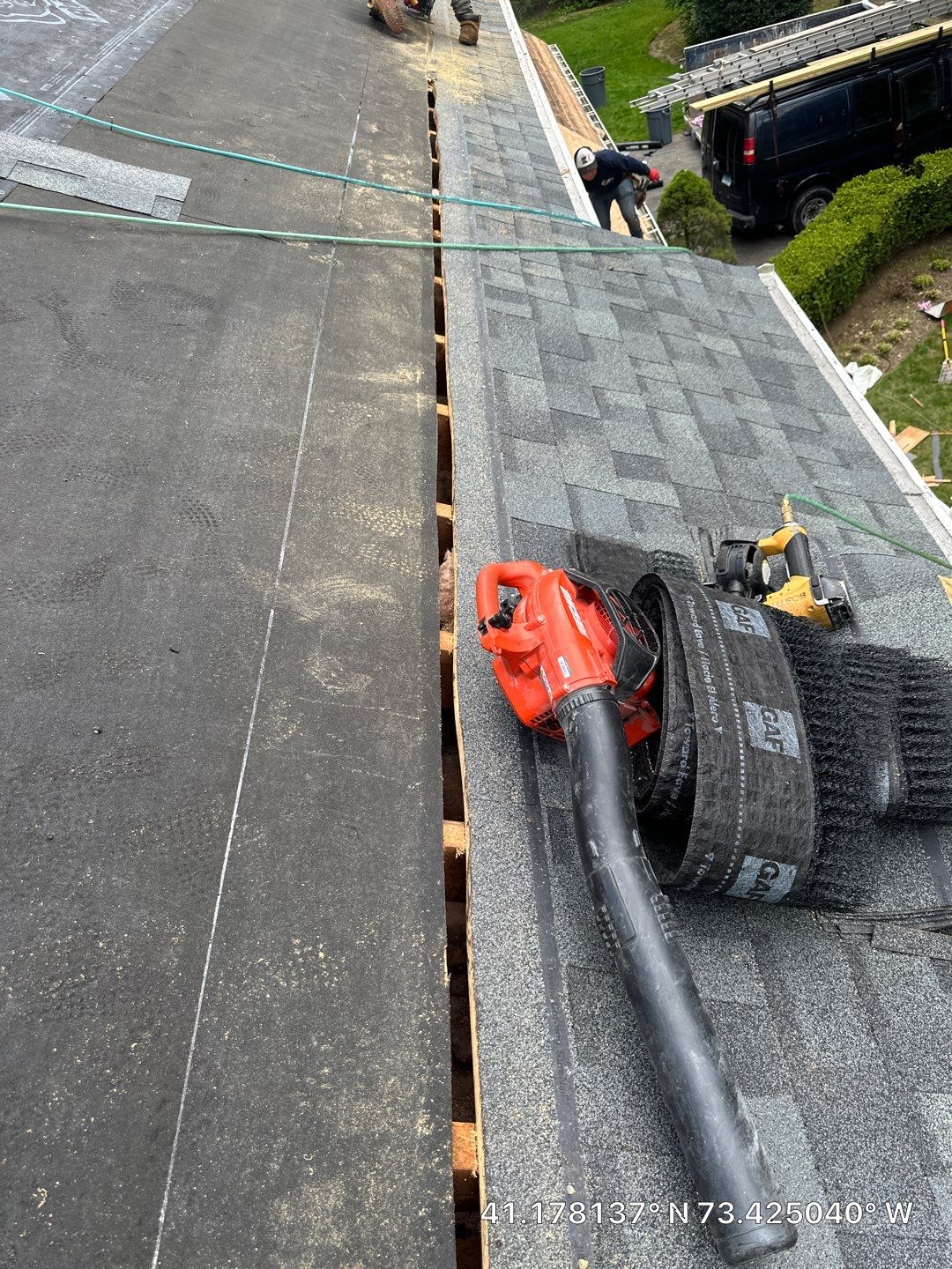 Residential Roofing Installation using Owens Corning TruDefinition Duration - Estate Gray by A Plus Exterior