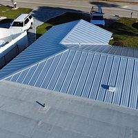 24ga 1" Nail-Strip Mill Finish by Total Roofing System The Metal Roof Experts