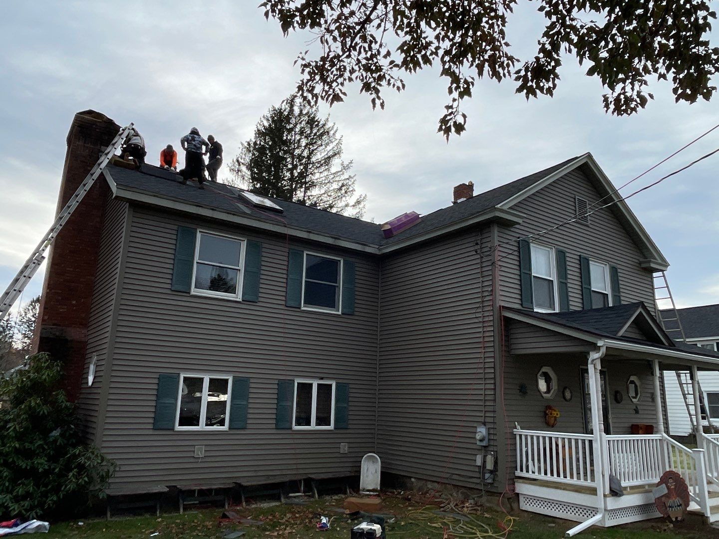 Residential Roofing Installation using GAF Timberline HDZ by Sensible Home Solutions