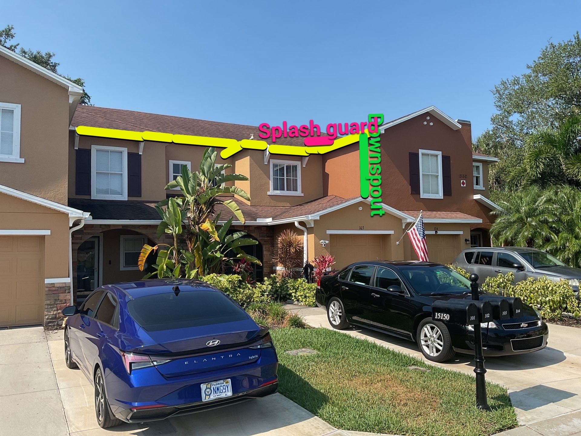 Downspout Installation for Maximum Efficiency in North Fort Myers FL by Gutter Professors