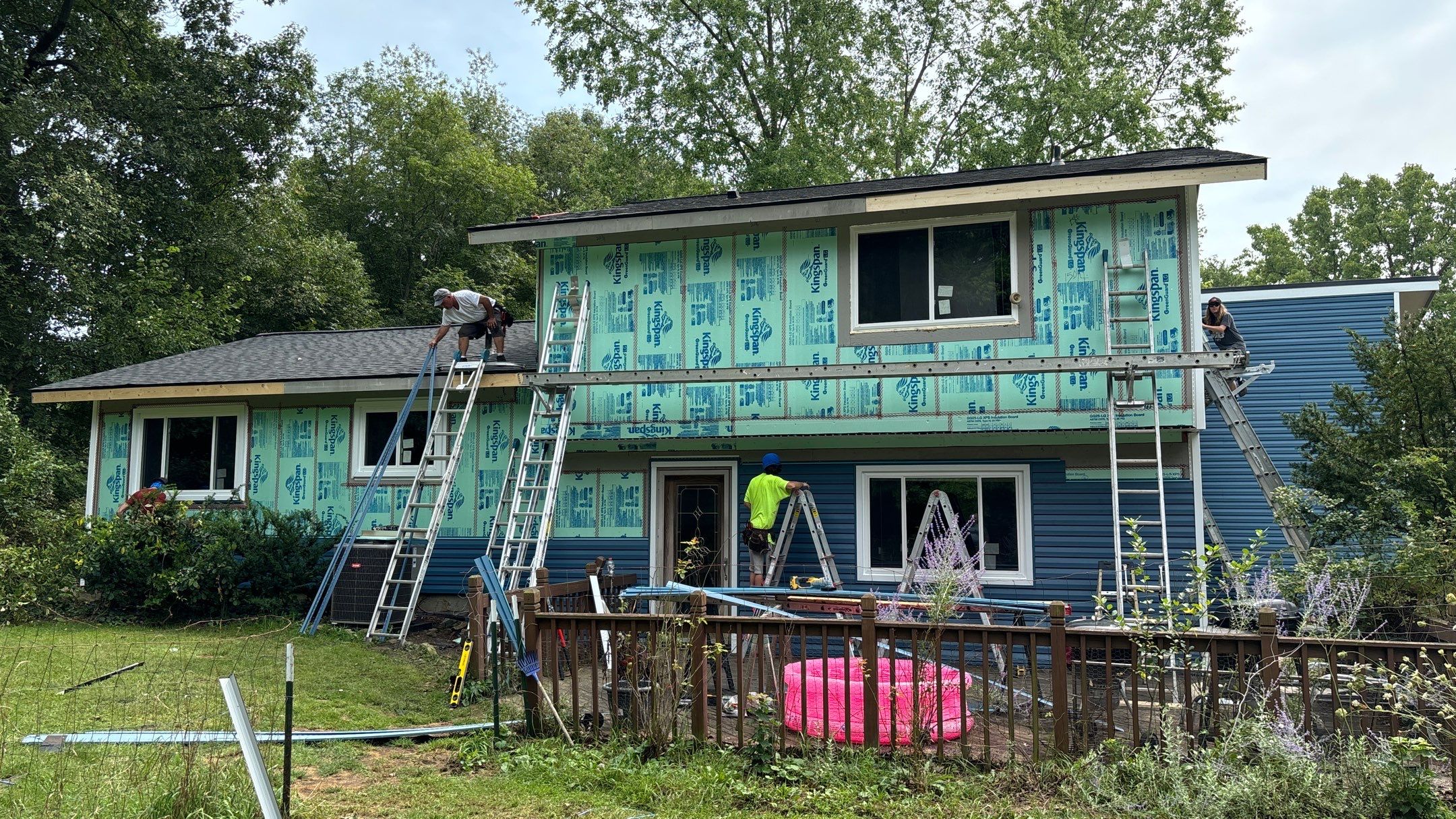 Siding Replacement using Alside D4 1/2" Dutchlap by 180 Contractors