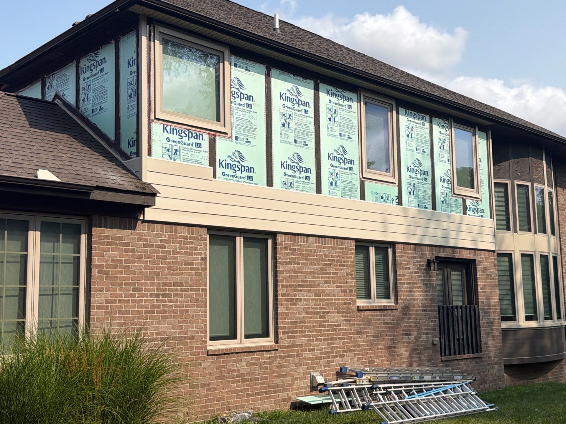 Siding Replacement using Alside S7 Cedar Mill Grain Composite by 180 Contractors