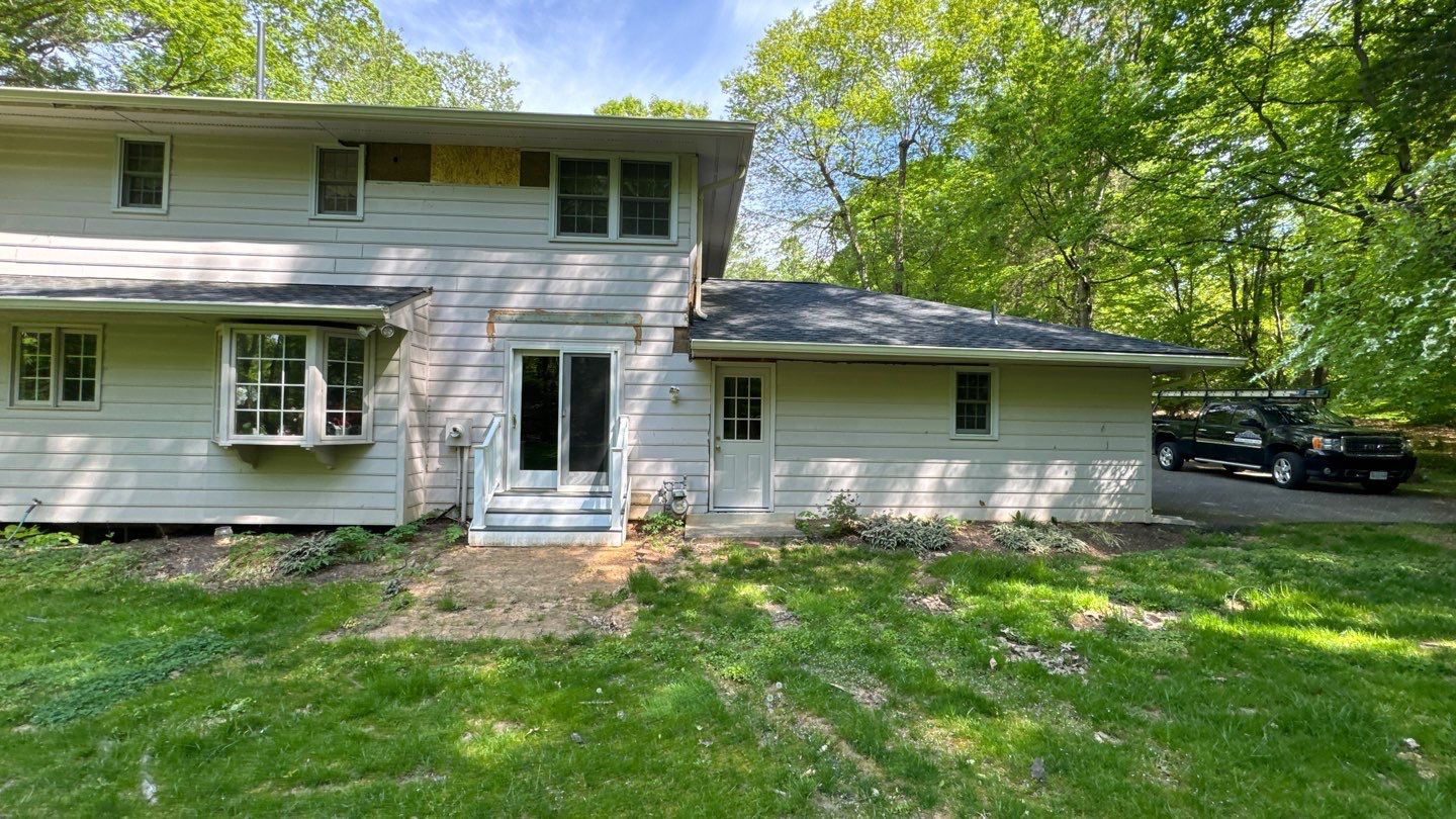 Great Falls: Siding Replacement with James Hardie Statement Beaded Plank in Cobblestone by RM Banning, Inc.