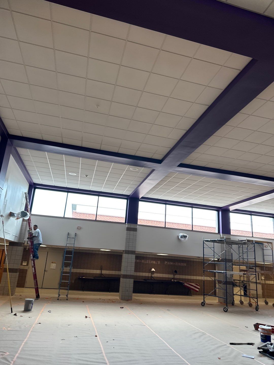 School Painting Project by Cutting edge painting 