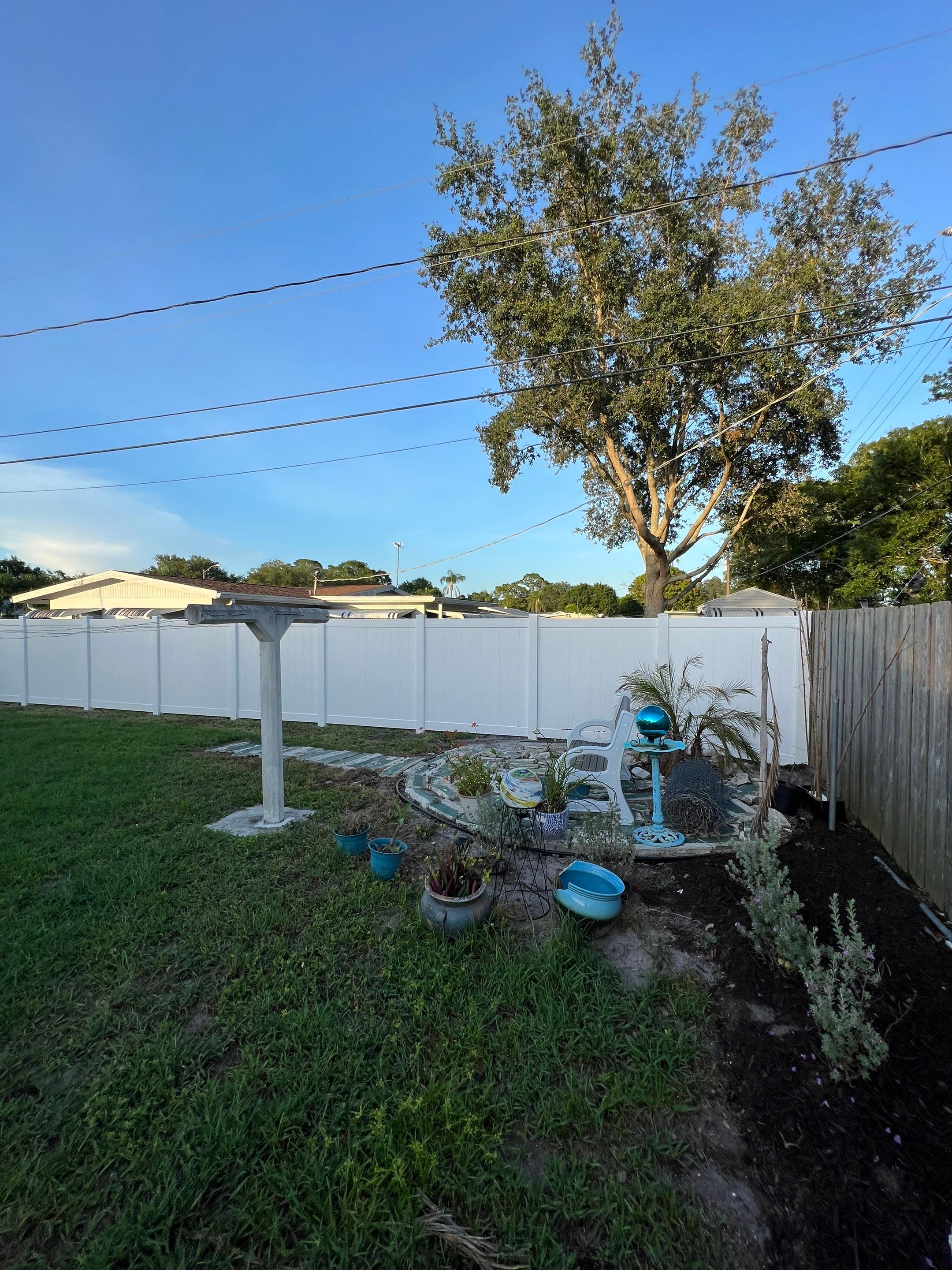 Sarasota, FL 6 ft. Tall White Vinyl Privacy Fence by Asap fence and gates, LLC