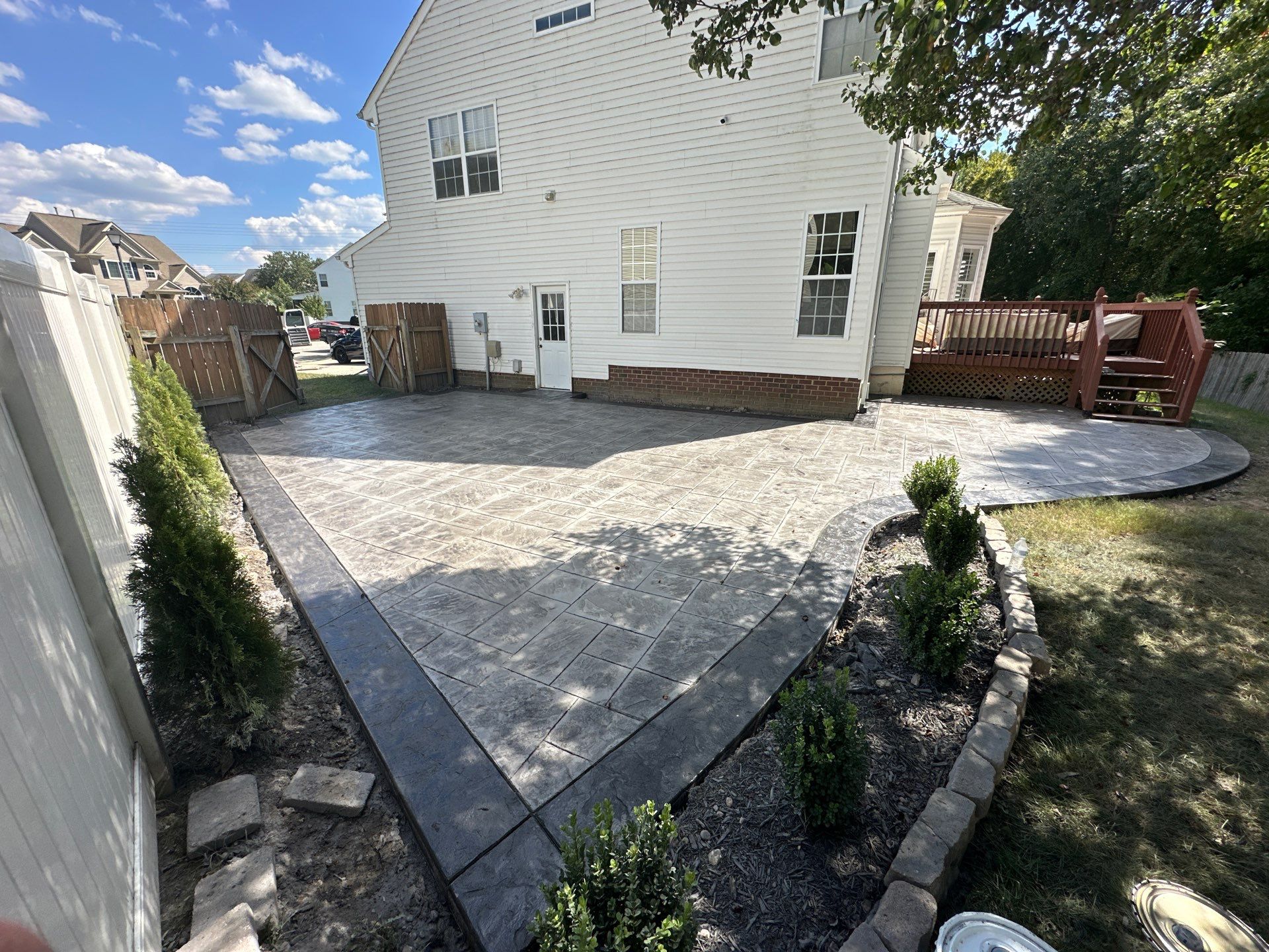 Project in Virginia Beach by Sam The Concrete Man Virginia Beach