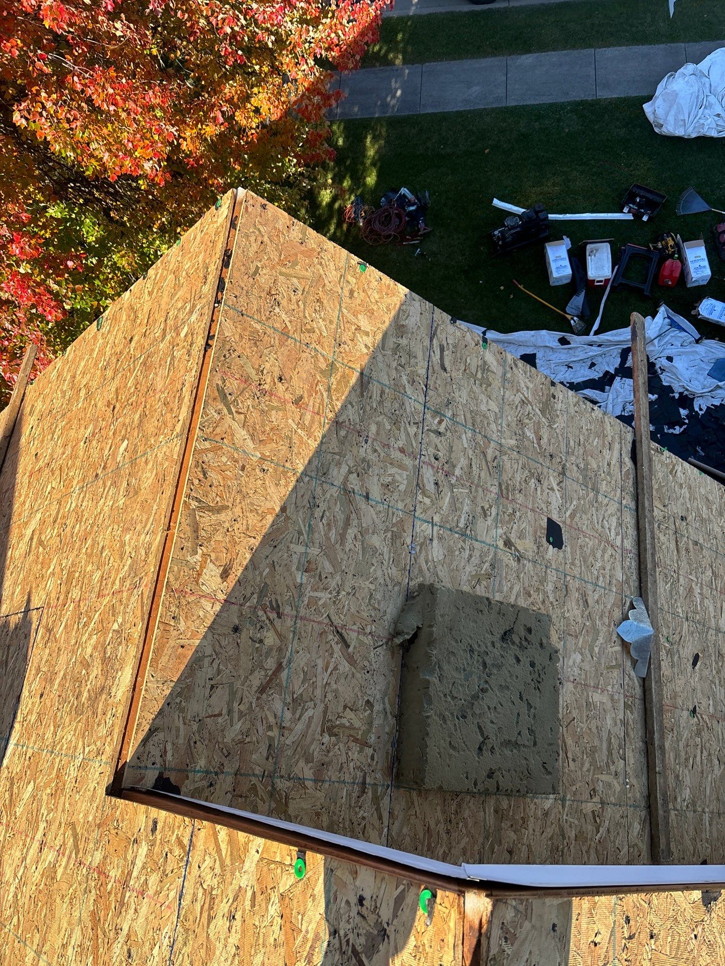 Residential Roofing Installation using GAF Timberline HDZ Pewter Gray by Rainstoppers Roofing