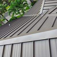 24ga 1.5" Mechanical Seam Medium Bronze by Total Roofing System The Metal Roof Experts