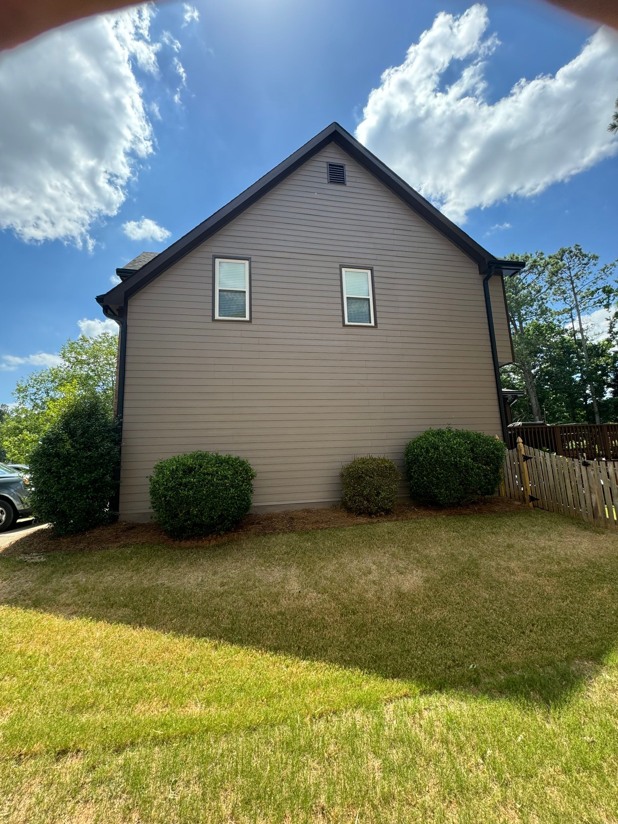 Full Exterior Painting and Gutter Replacement for Powder Springs Home by Swift Home Renovations