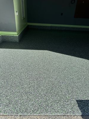Garage Floor Coating using Custom Color