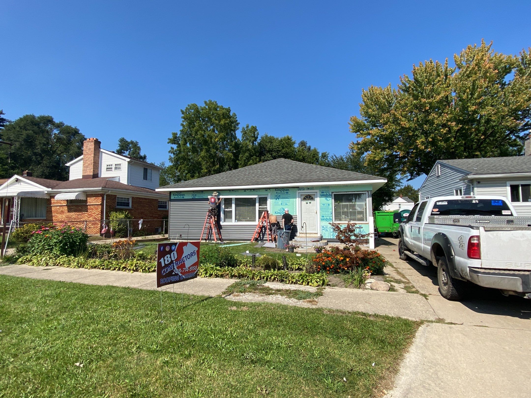Siding Replacement using CertainTeed Restoration Classis D4 by 180 Contractors