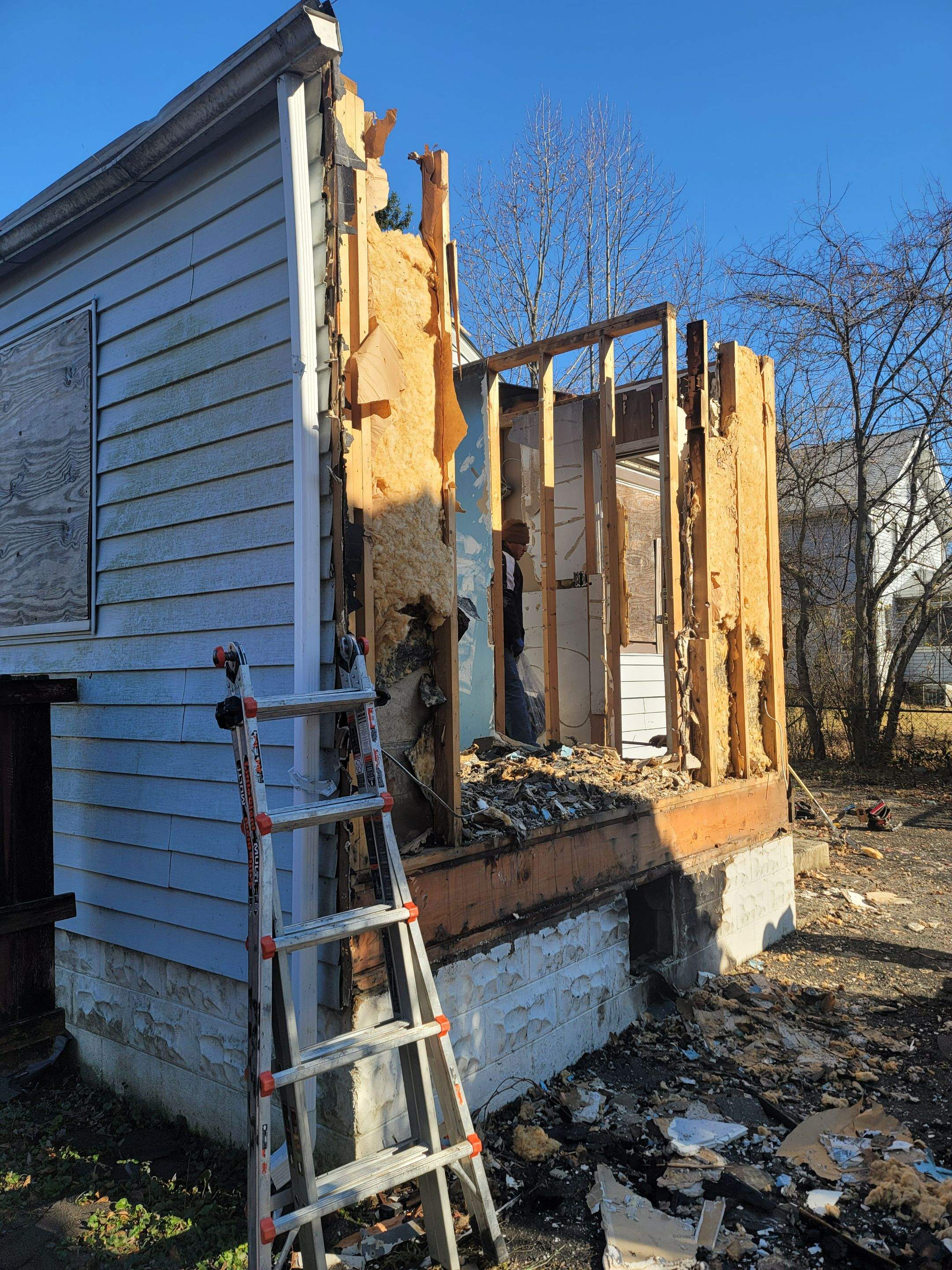 Full Fire Damage Renovation Project on Southside of Columbus by 10X Property Mgt