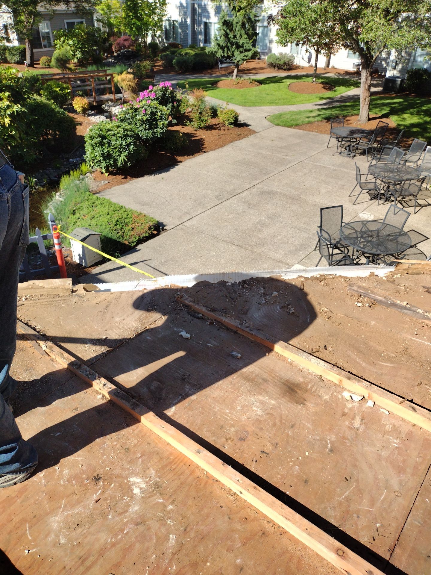 Dec-Tec Walkable Membrane using Dec-Tec (Color: Granite) by Orezona Building & Roofing Company, Inc.