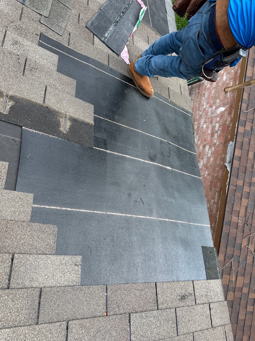 Hail Damage using Owen's Corning Duration (Lifetime) Shingles by Roof Repair Services LLC