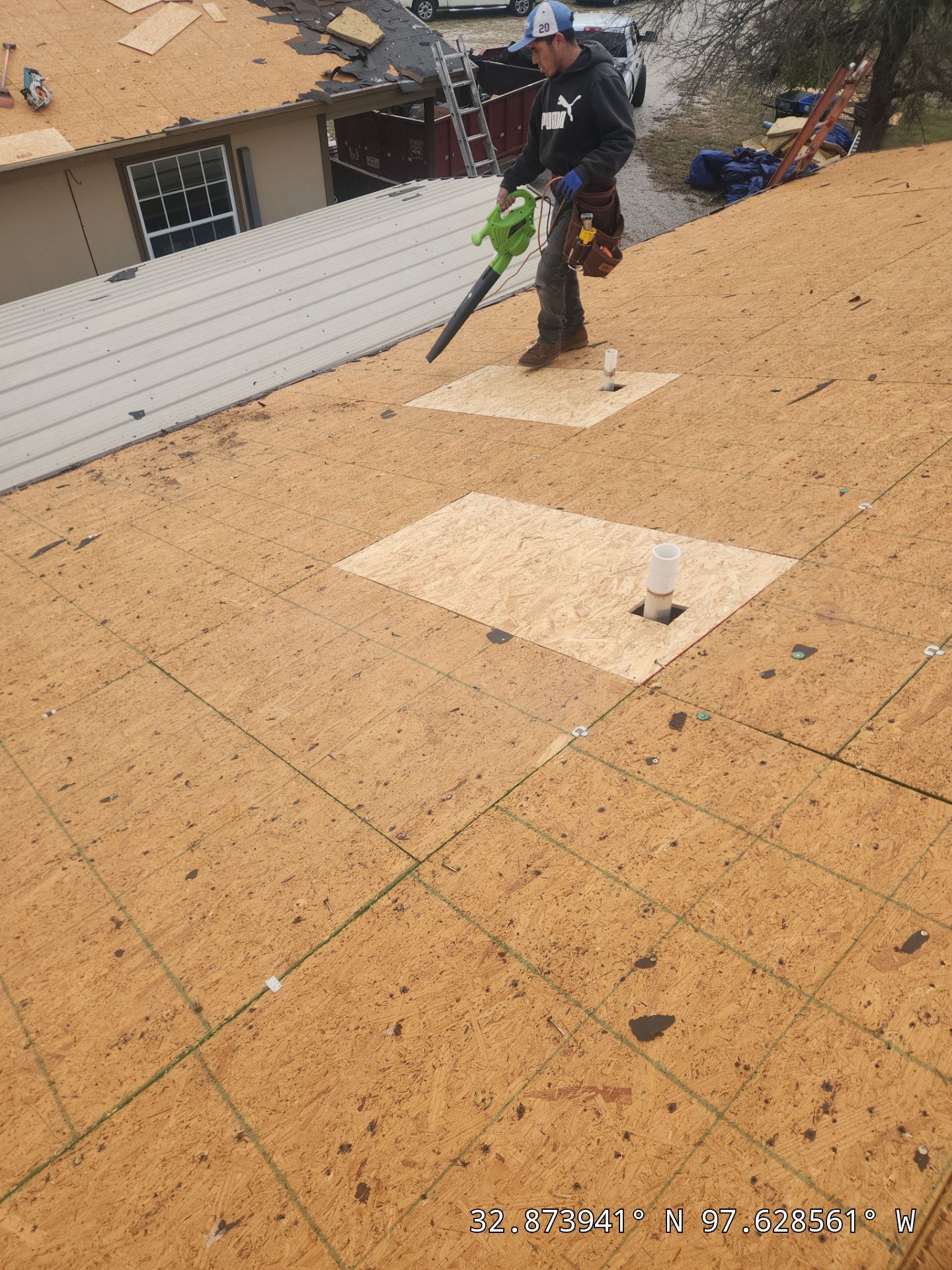 Project in Weatherford by Lonestar Roofing and Restoration LLC.