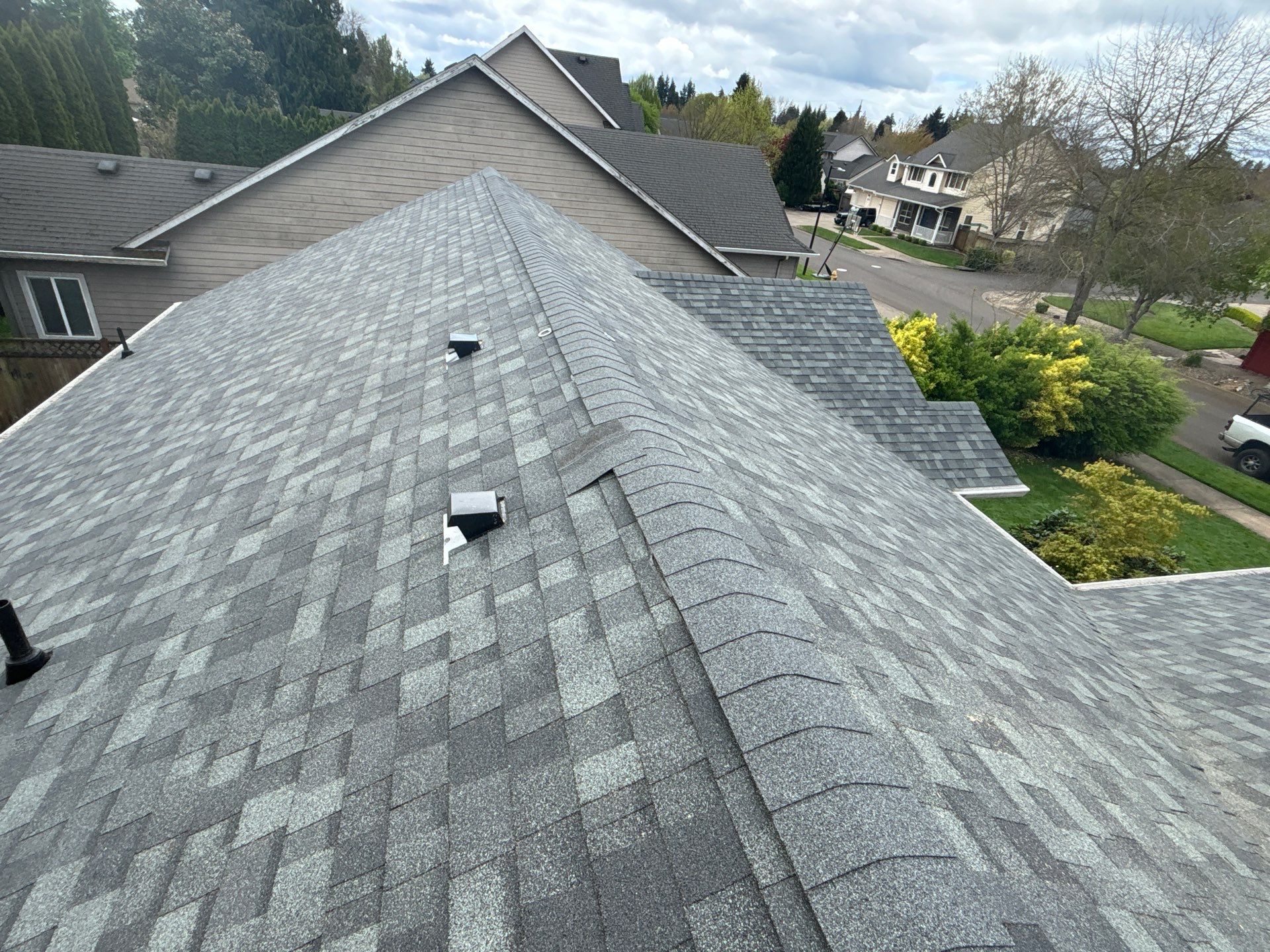 Residential Roofing Installation and New Attic Ventilation Installation. by BEST Roofing & Waterproofing
