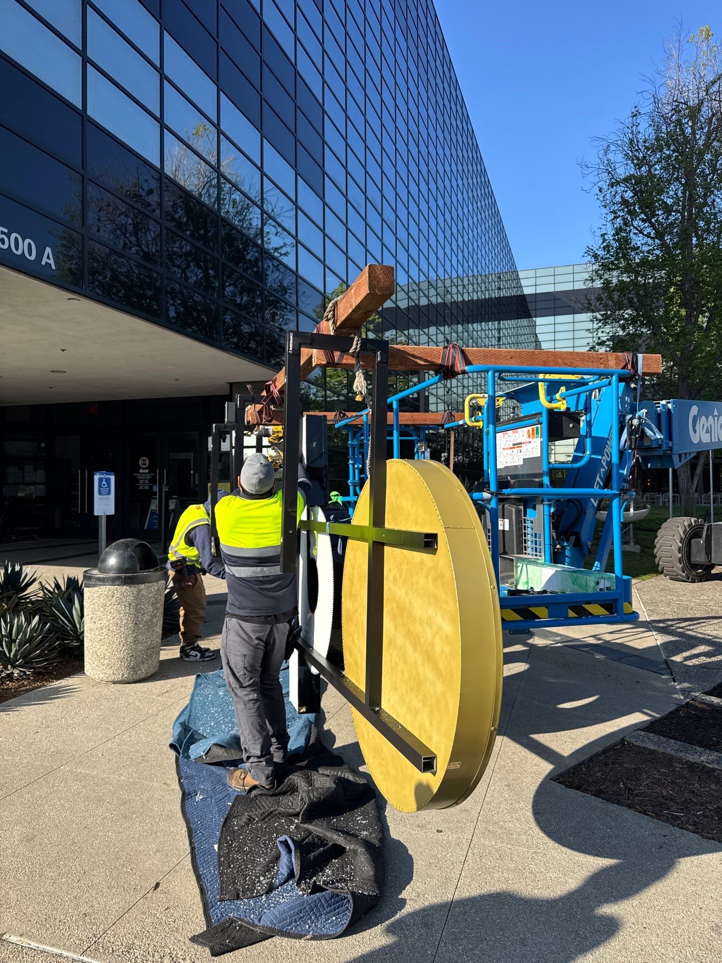 Project in Long Beach by Golden State Signs