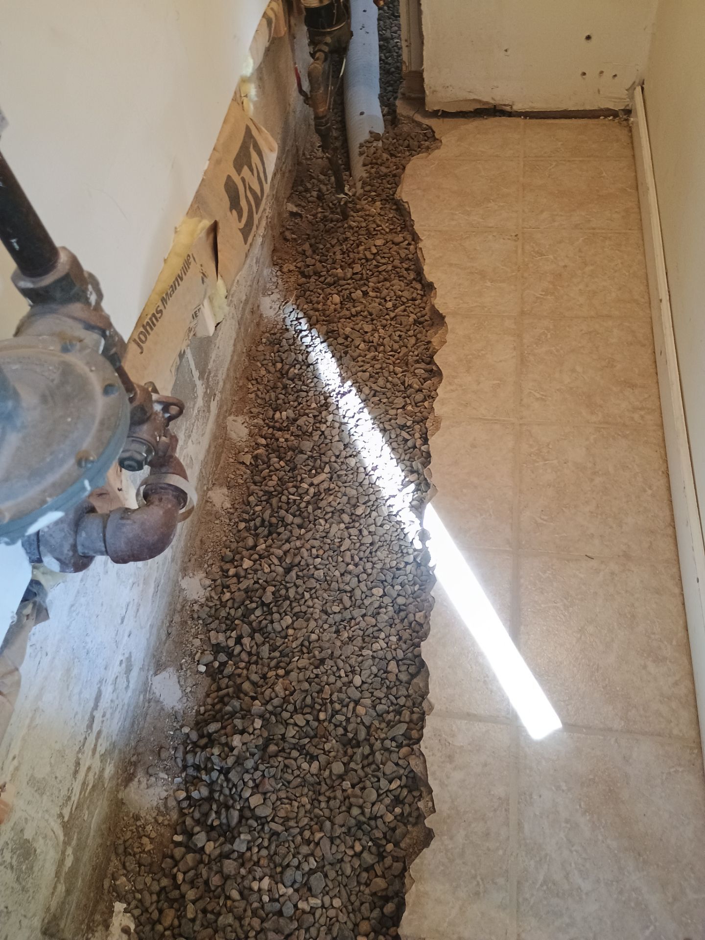 Drain Tile in Minneapolis for Kristen & Taylor by Waterproofing Northeast