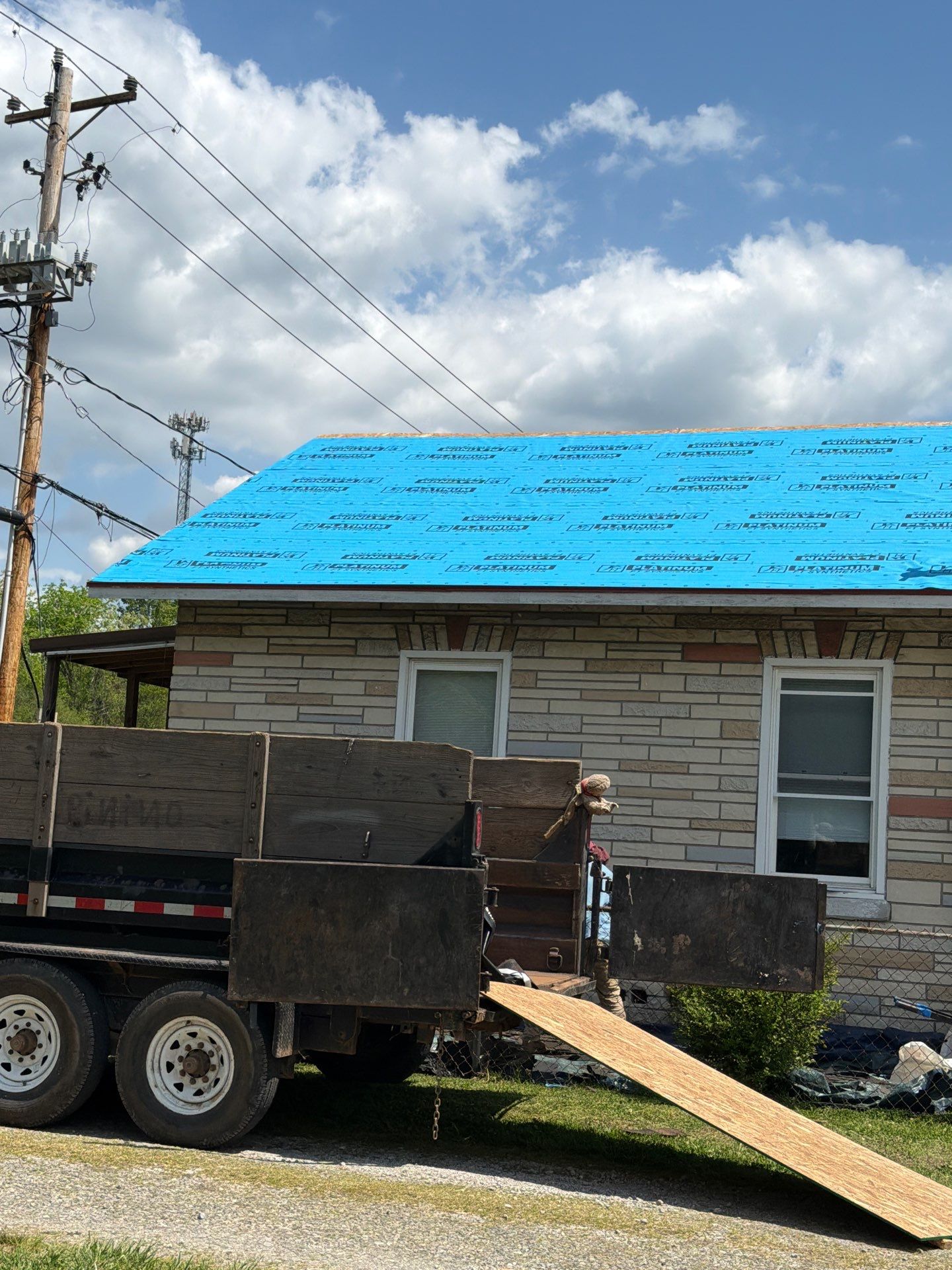 Residential Roofing Installation using Metal by Rainstoppers Roofing