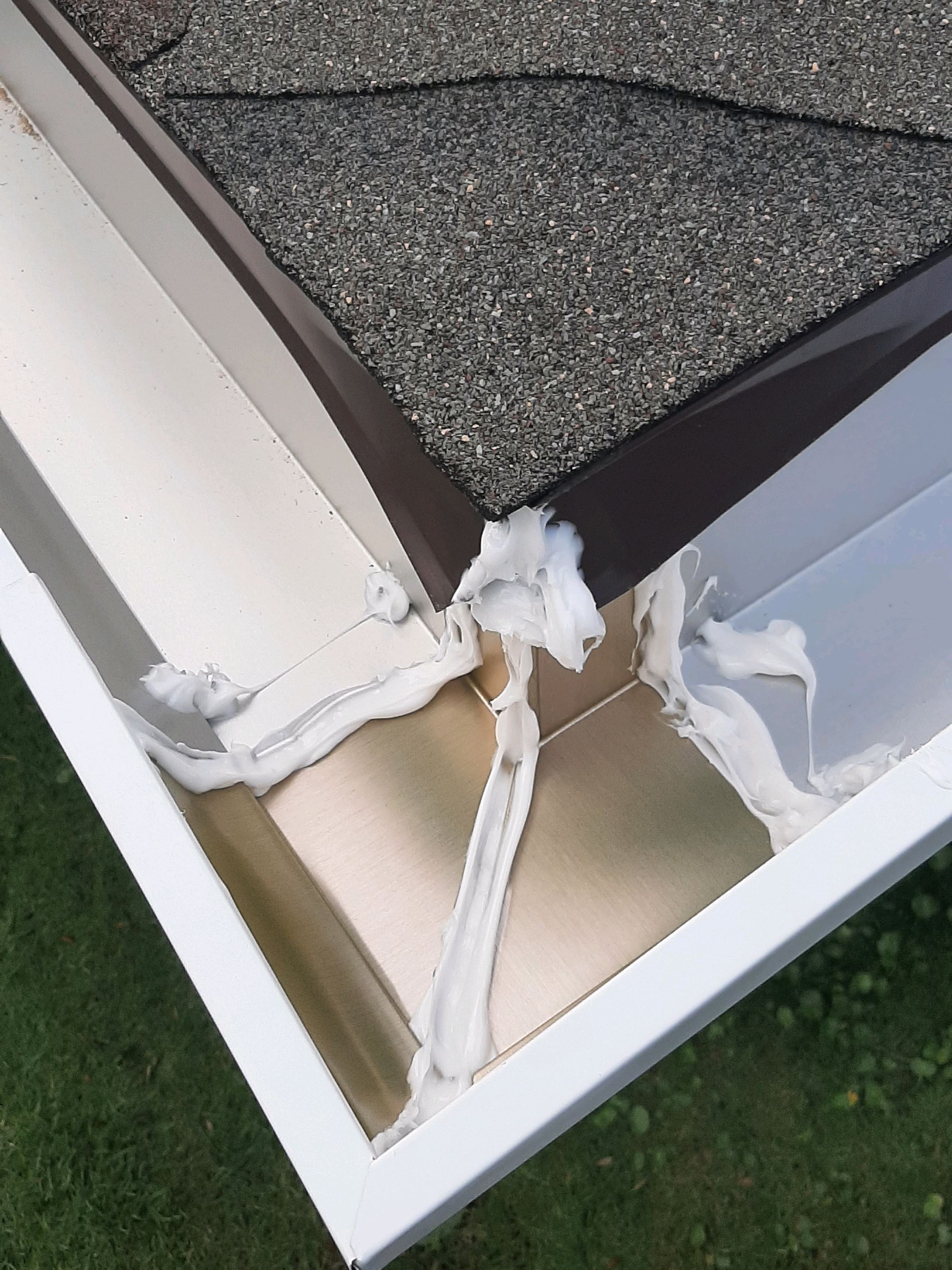 Seamless Gutter Installation using White K-Style Gutters by Gutter Professors