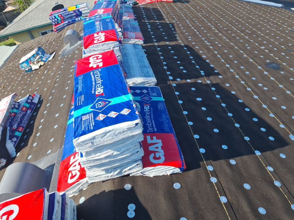 Residential Roofing Installation using GAF by BLUES BROTHERS ROOFING