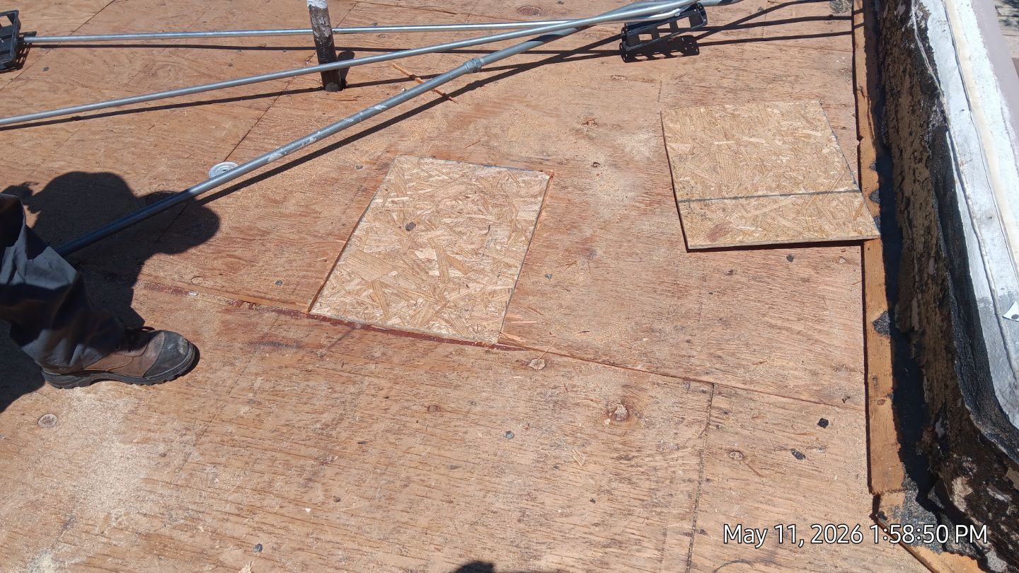 Residential TPO Roof Replacement and Decking Repair in Albuquerque by Doyle Roof Masters Inc