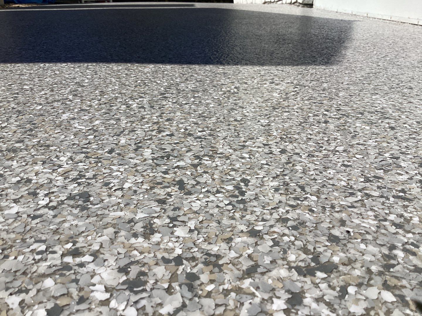 Driveway using Mt Everest by Amvet concrete coatings llc