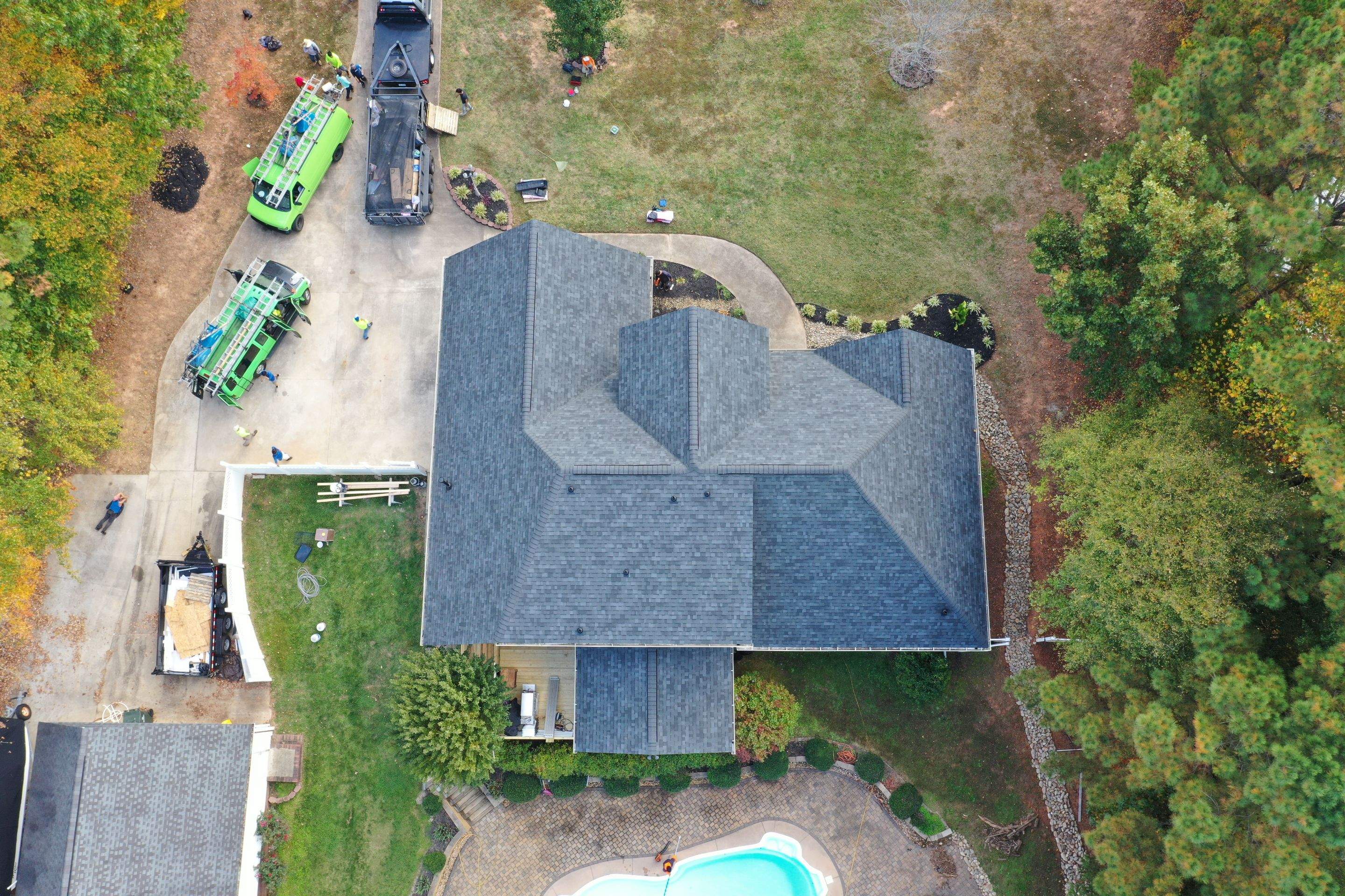 Residential Roof Replacement with Architectural Shingles in York, South Carolina by Merritt Roofing LLC