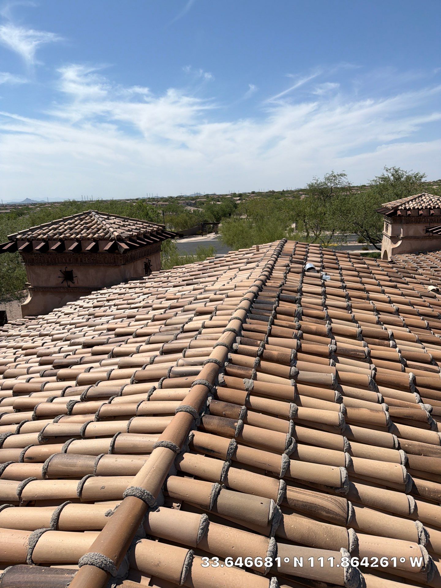 Project in Scottsdale, AZ by Saint Roofing