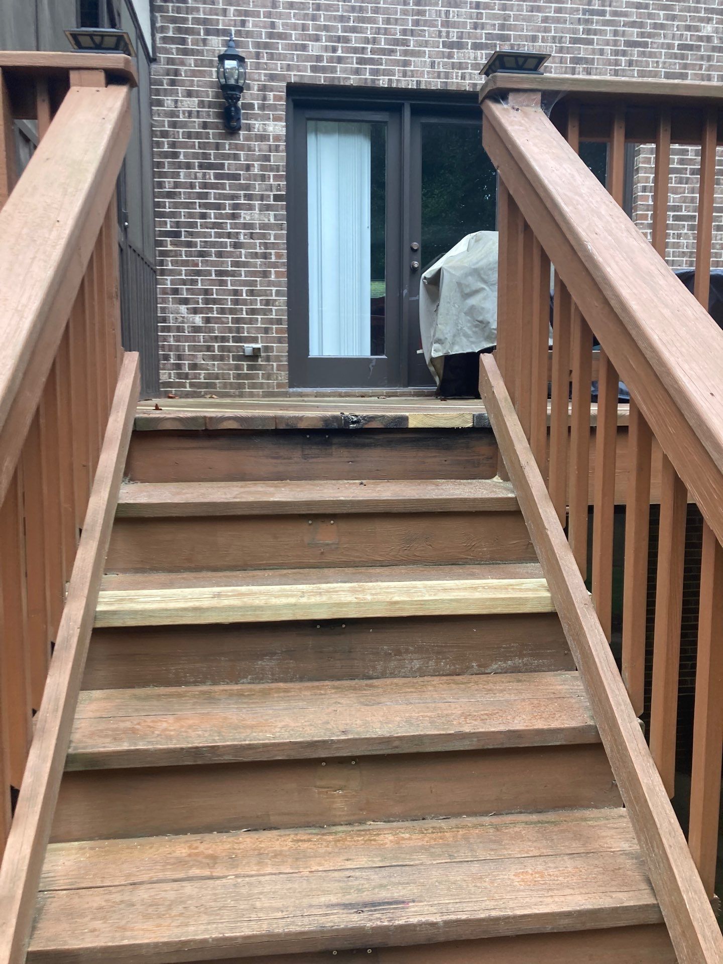 Deck and Fence Stain with Deck Board Repairs in Atlanta, GA by Nelson Exteriors