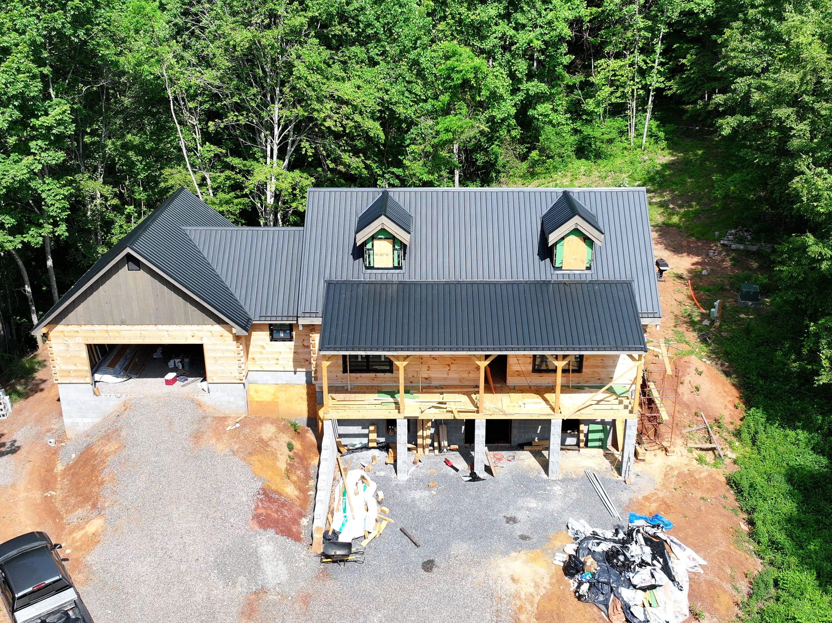 Textured Black AG Panel by Omnia Roofing