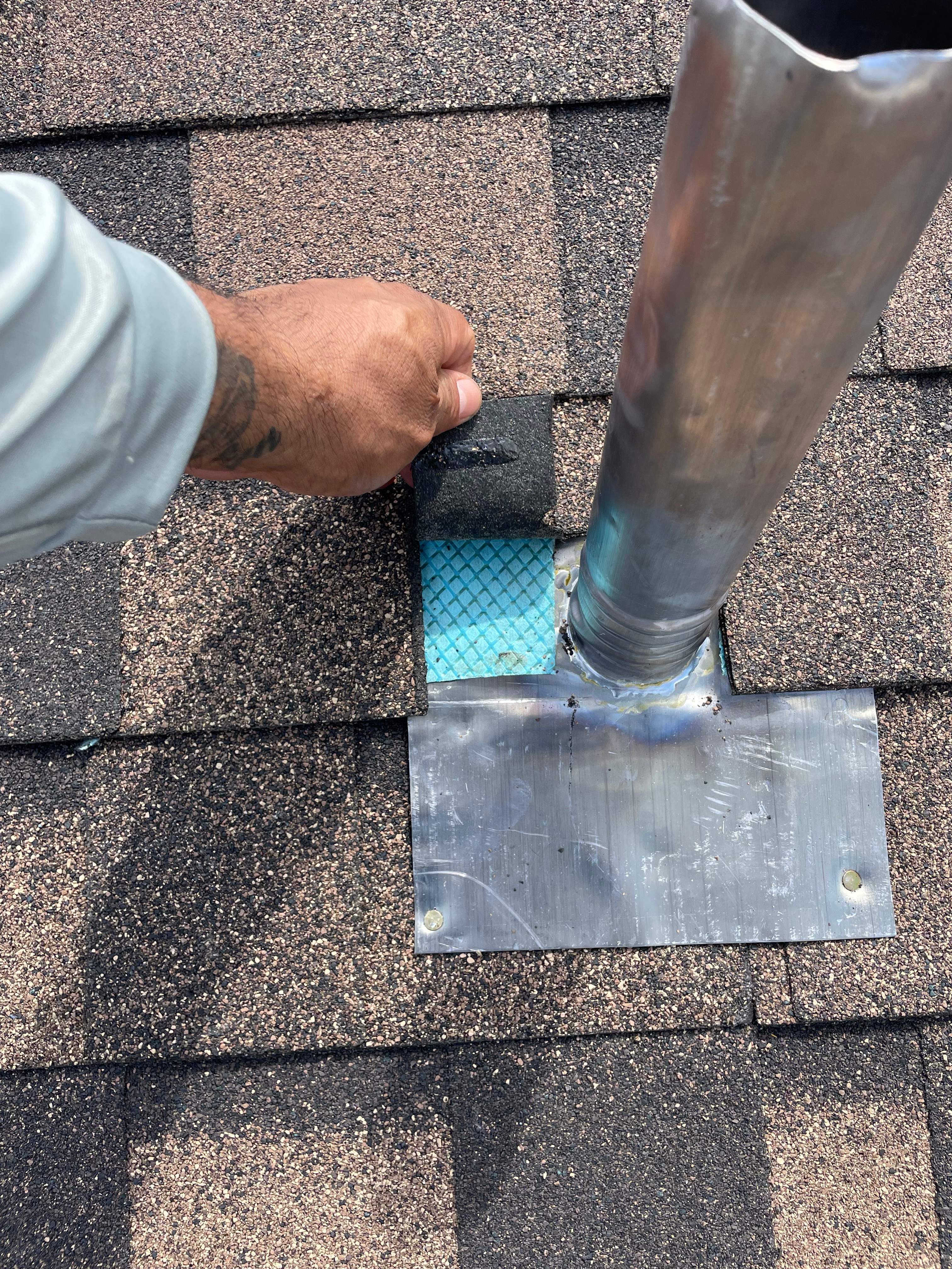 Full Roof Replacement, Chimney Rebuild and Interior Damage Replacement by First United Roofing & Construction