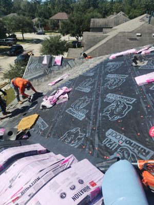 Residential Roofing Installation using Owen's Corning Duration (Lifetime) Shingles