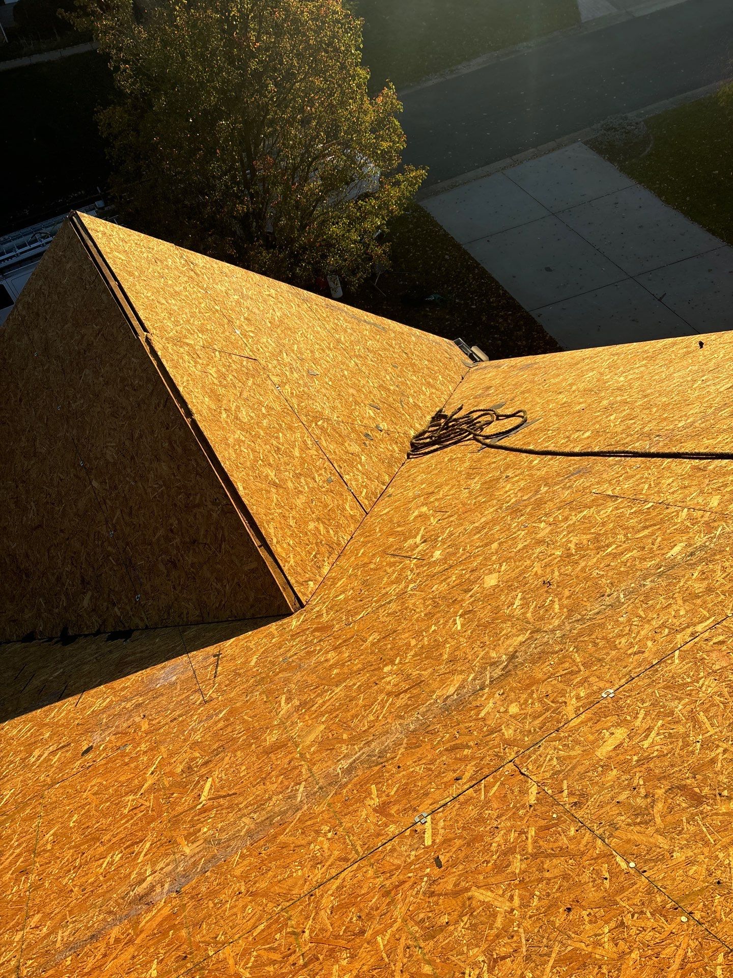 Residential Roofing Installation using GAF Timberline HDZ Biscayne Blue by Rainstoppers Roofing