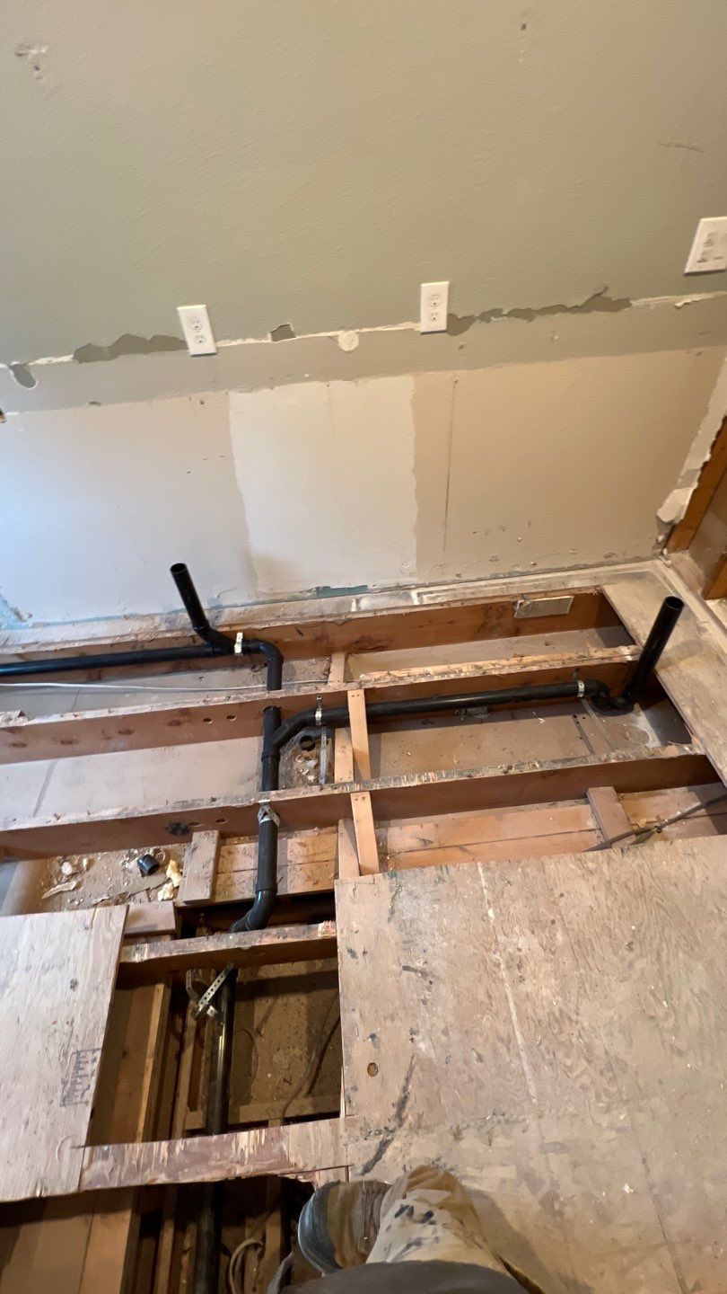Two Bathroom Remodel  by Plumbing Connect Systems LLC