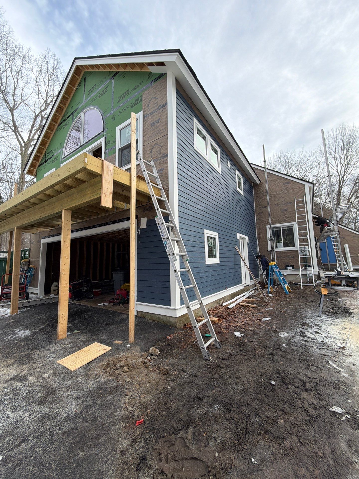 Custom ADU Construction with Vaulted In-Law Suite – LP SmartSide®, ZIP System® & Harvey® Windows by Sensible Home Solutions