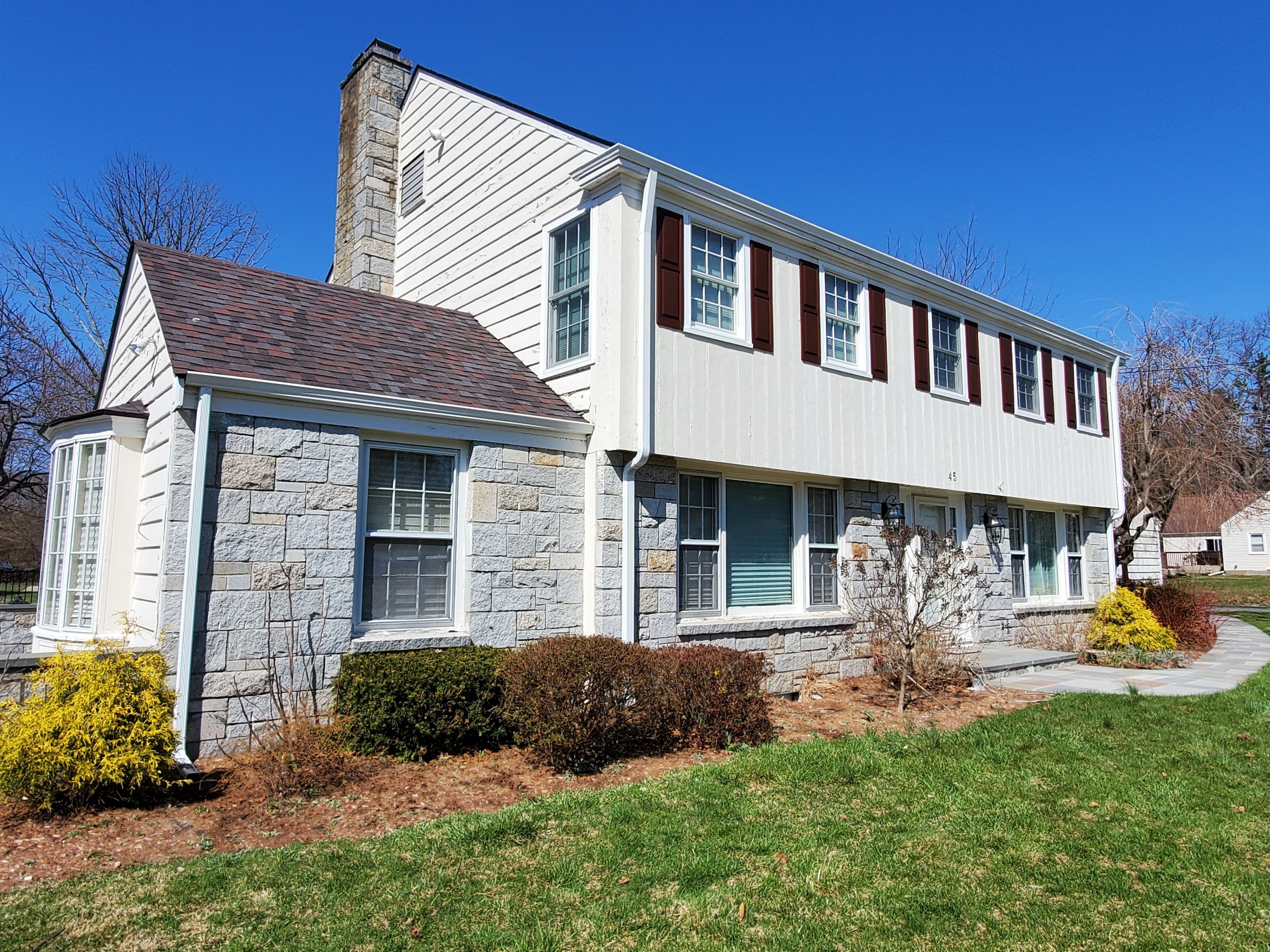 Siding Installation using Hardie Plank Artic white by A Plus Exterior