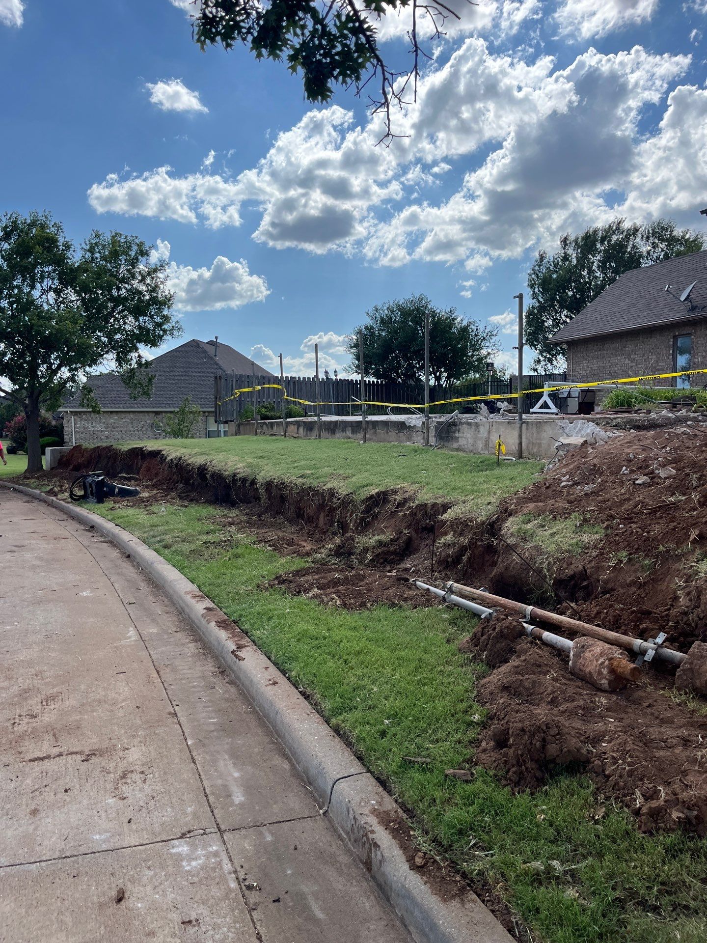 Retaining Wall by Clays Services Inc