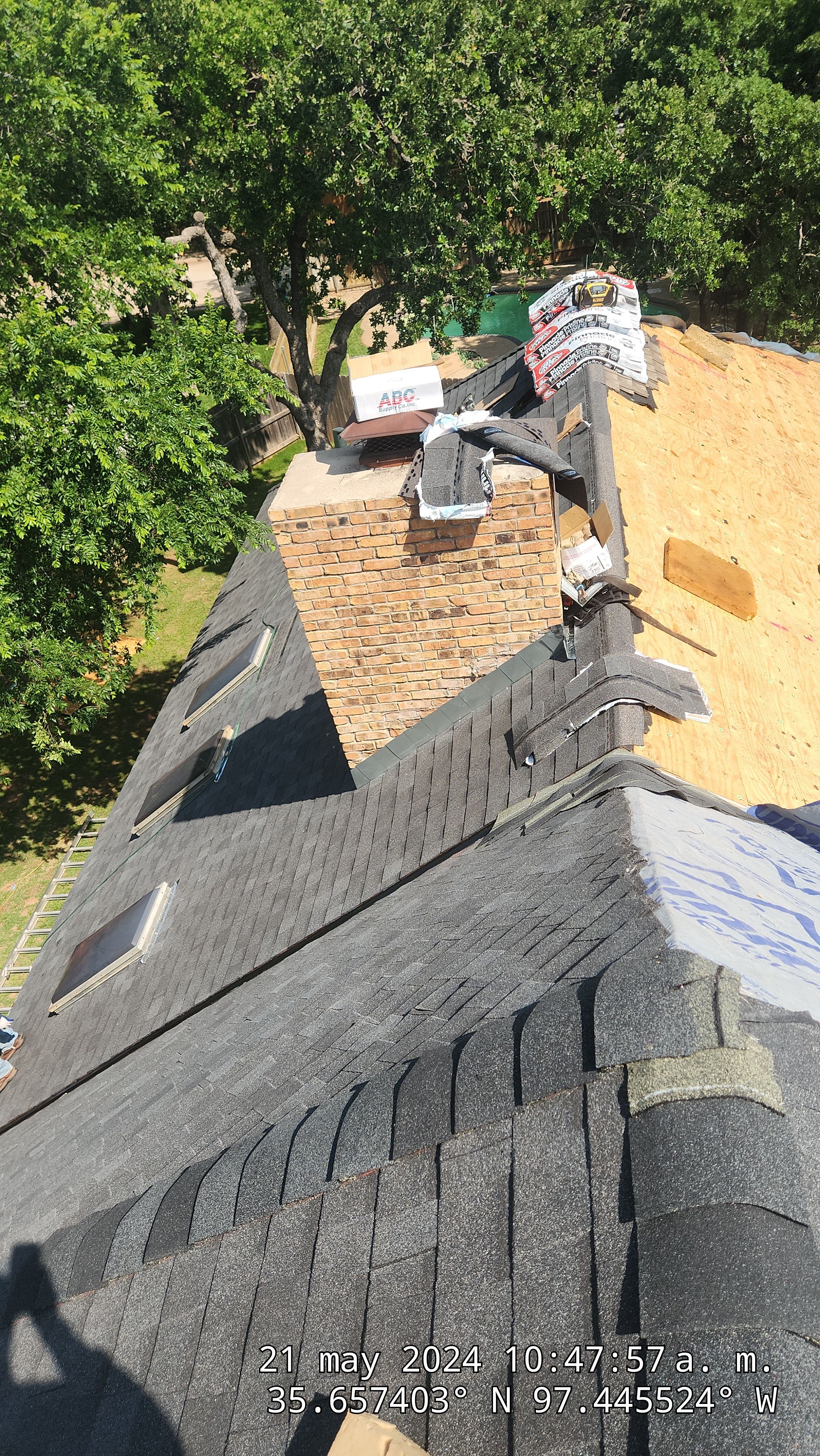 Residential Roofing Installation using Atlas by Castillo Roofing