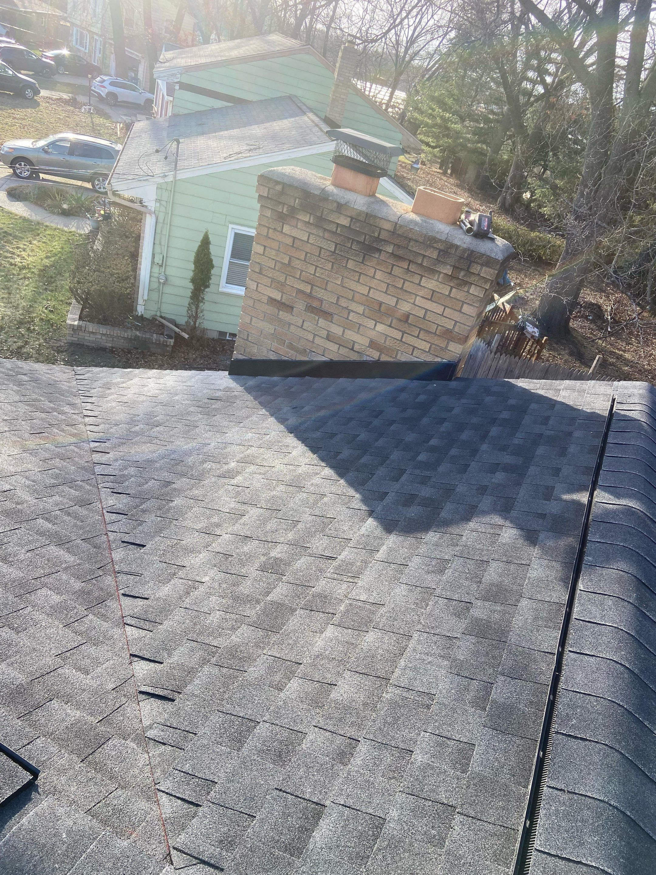 Residential Roofing Installation using GAF TIMBERLINE HDZ Charcoal by Avalon Roofing and Exteriors