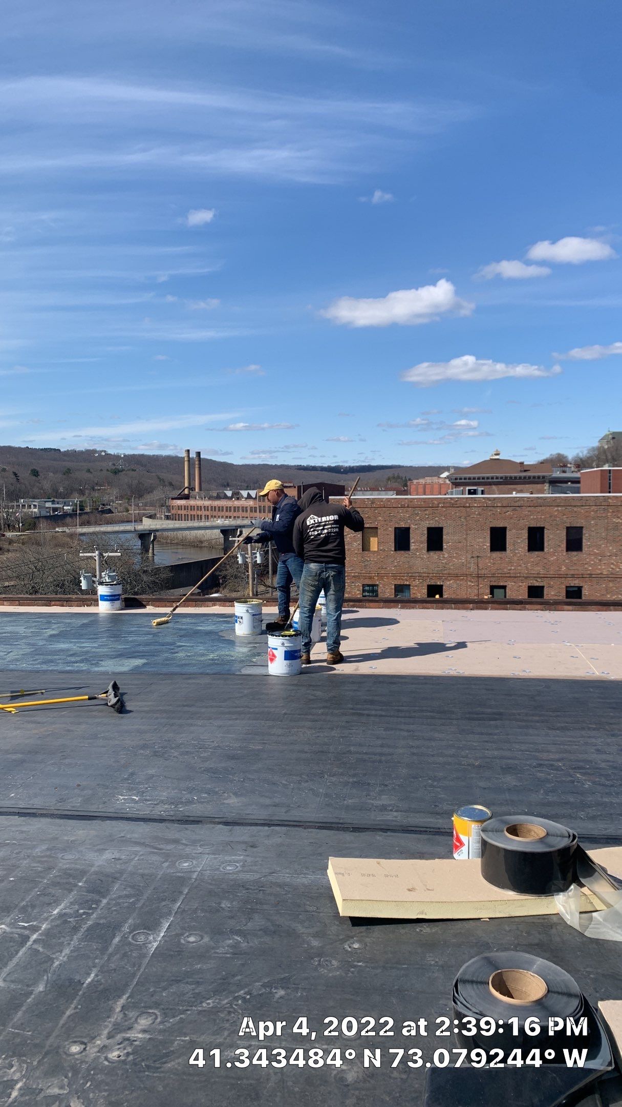 Commercial Roofing Installation using EPDM  by A Plus Exterior